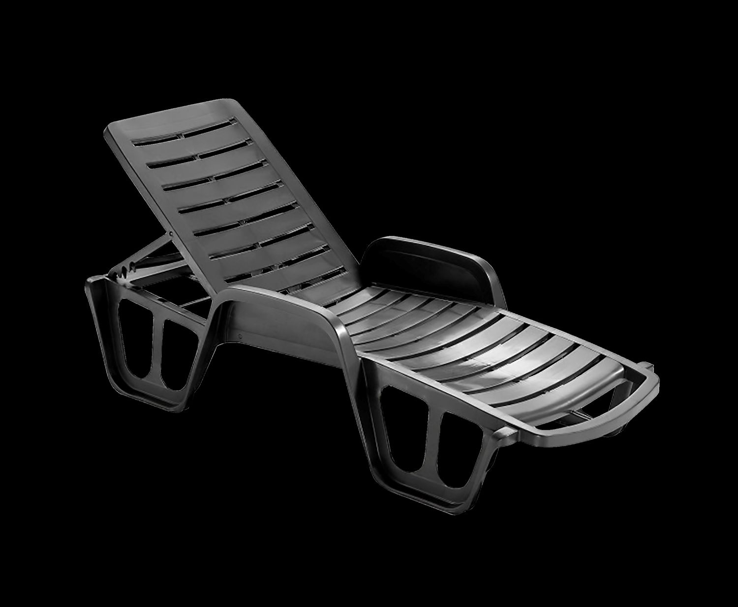 BAIN DE SOLEIL "LETTINO" ANTHRACITE