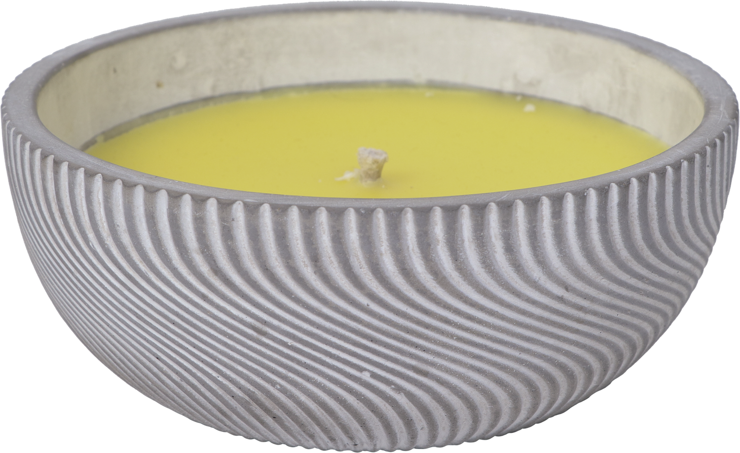 BOUGIE CITRONNELLE DANS POT EN CIMENT