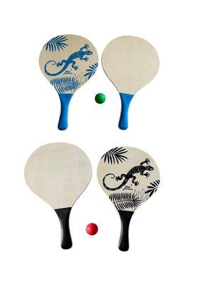 SET RAQUETTES DE PLAGE "SALAMANDRE"