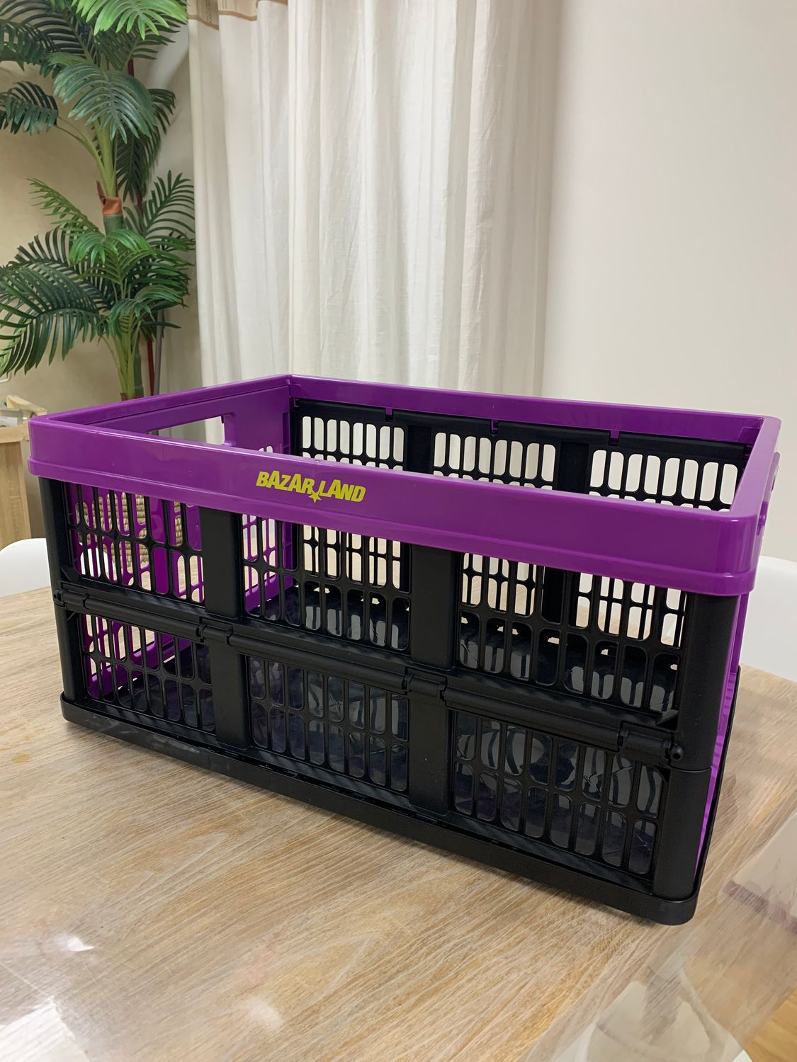 CASIER PLIANT 45L SÉRIGRAFIÉ "BAZARLAND"