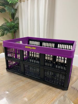 CASIER PLIANT 45L SÉRIGRAFIÉ "BAZARLAND"