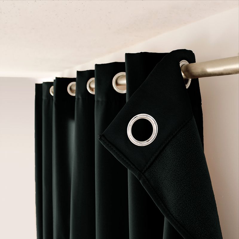 RIDEAU THERMIQUE 135X240 NOIR