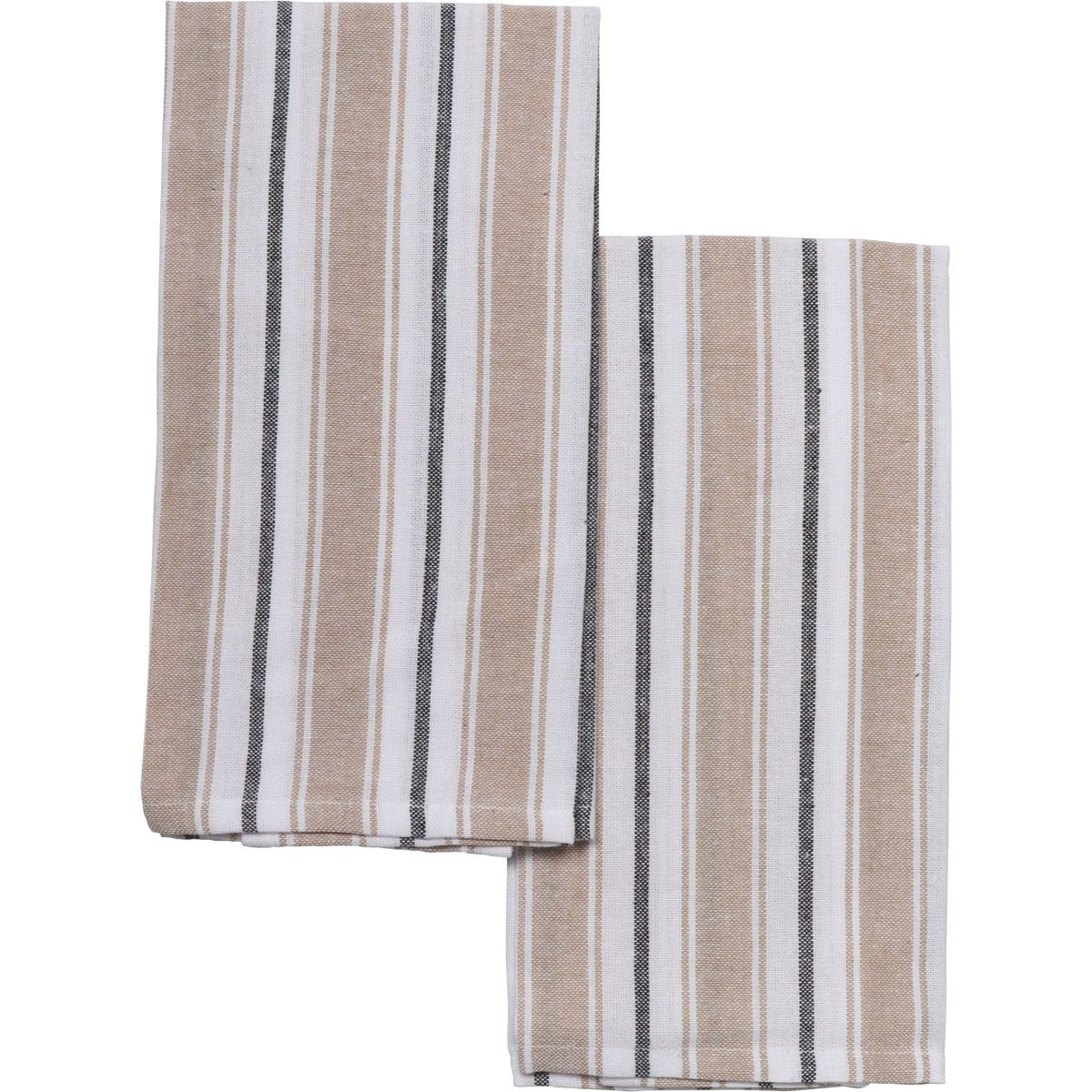 LOT DE 2 SERVIETTES "LÉON"  BEIGE