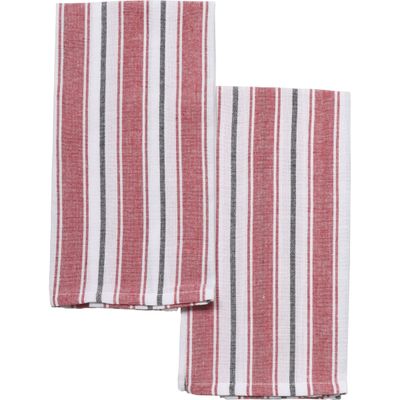 LOT DE 2 SERVIETTES "LÉON" ROUGE