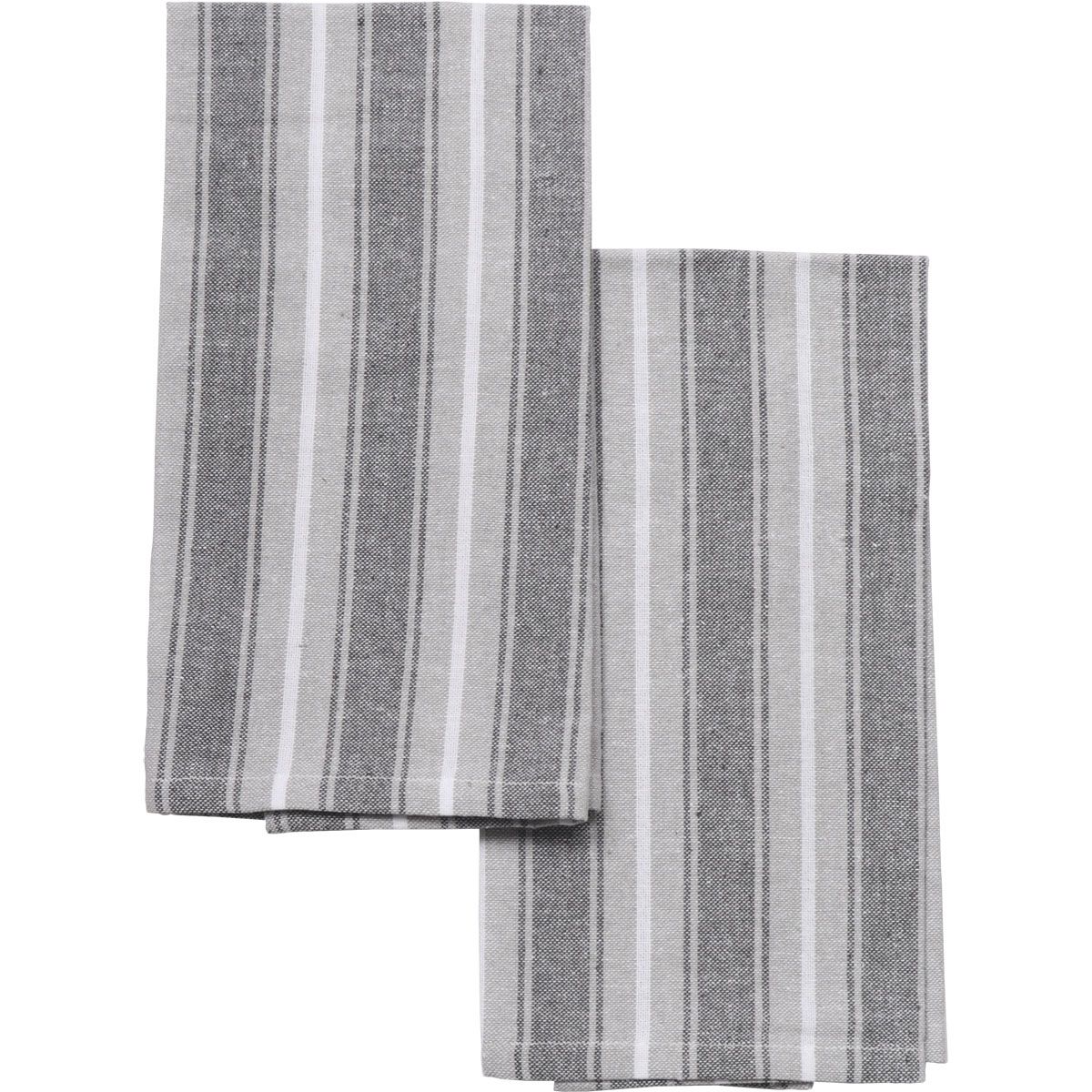 LOT DE 2 SERVIETTES "LÉON" GRIS