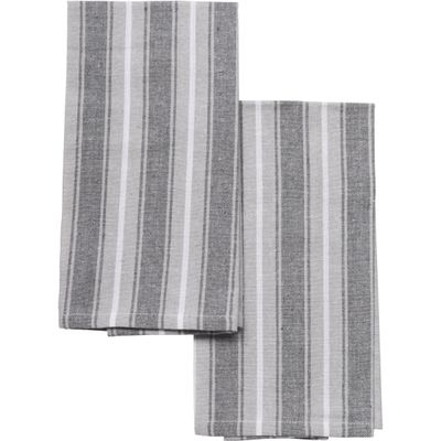 LOT DE 2 SERVIETTES "LÉON" GRIS