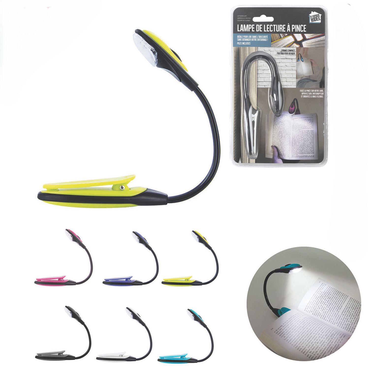 LAMPE DE LECTURE PINCE