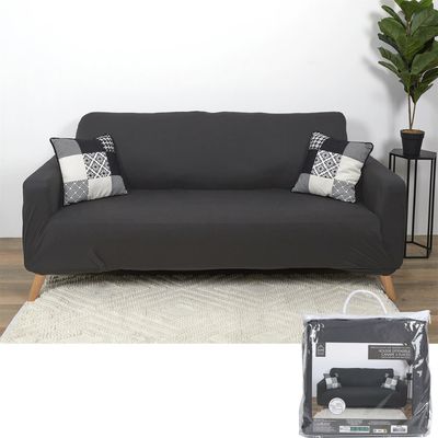 HOUSSE EXTENSIBLE POUR CANAPÉ  TROIS PLACES GRIS
