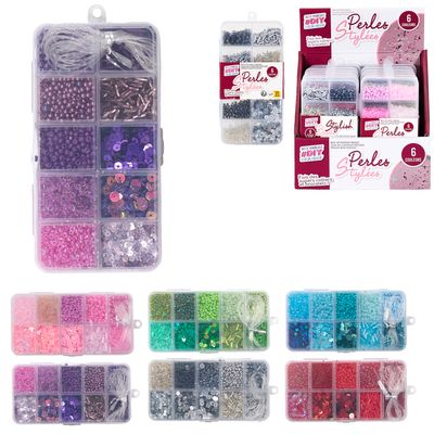 COFFRET DE PERLES AVEC FIL