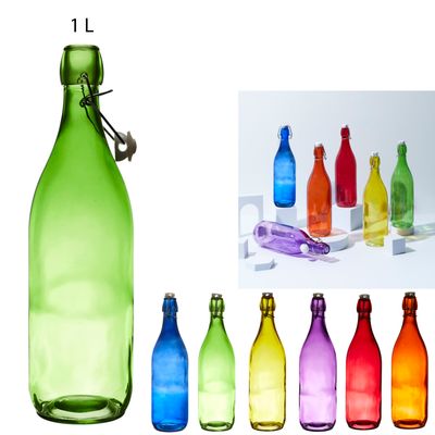 BOUTEILLE COLORÉE À CLAPET 1 L