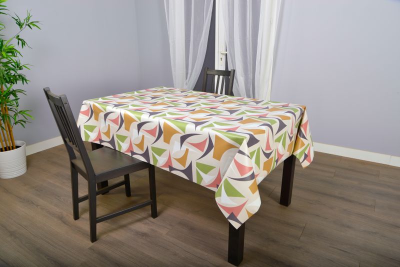 TOILE CIRÉE AU MÈTRE FIGU VERT