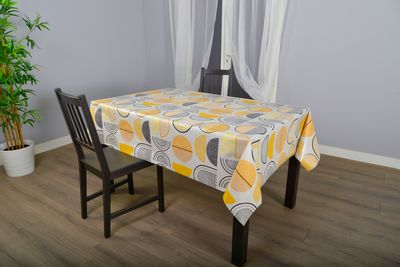 TOILE CIRÉE AU MÈTRE  CILE JAUNE
