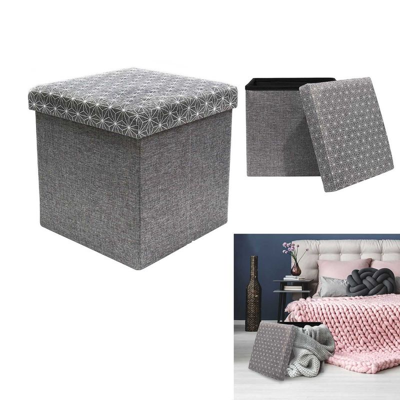 COFFRE POUF PLIABLE