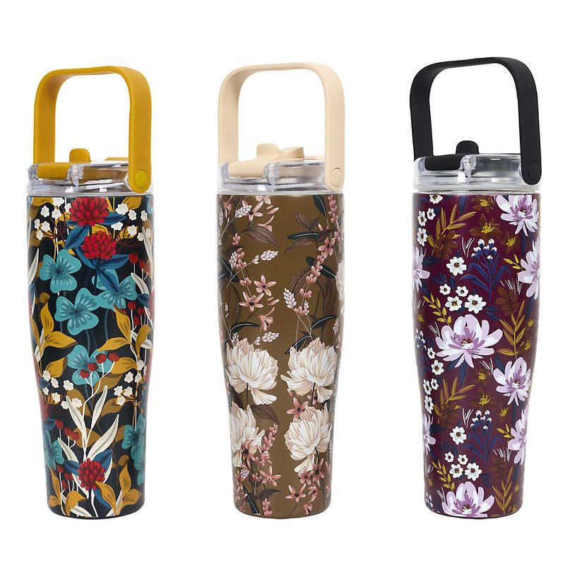 MUG DE TRANSPORT 900 ML "NEW YORK FLORAL"