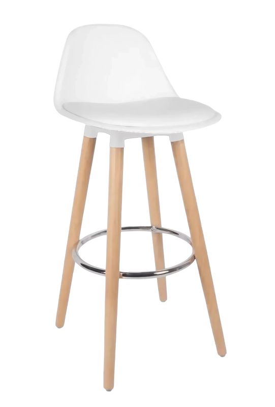 TABOURET HAUT BLANC