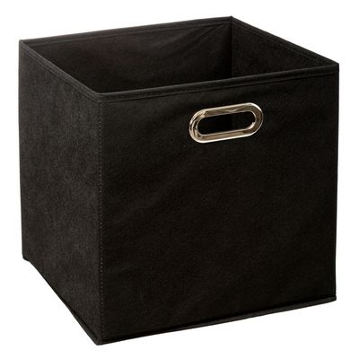 CUBE DE RANGEMENT NOIR