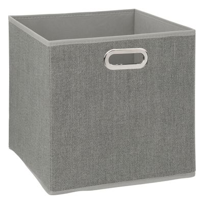 CUBE DE RANGEMENT GRIS CHINE
