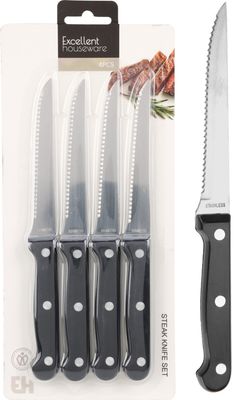 LOT DE 4 COUTEAUX À STEACK