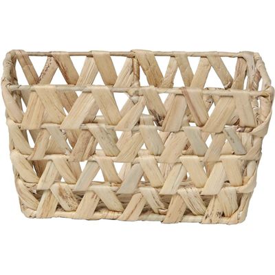 PANIER ÉVASÉ EN JACINTHE TRESSÉE T2