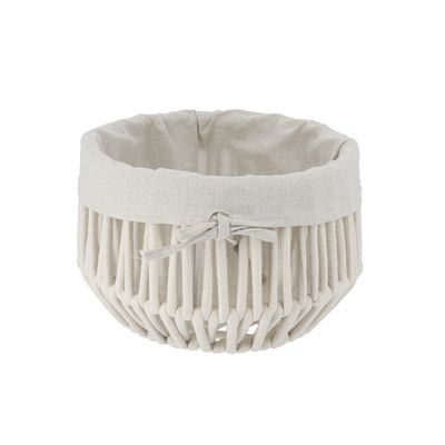PANIER COTON BLANC T2