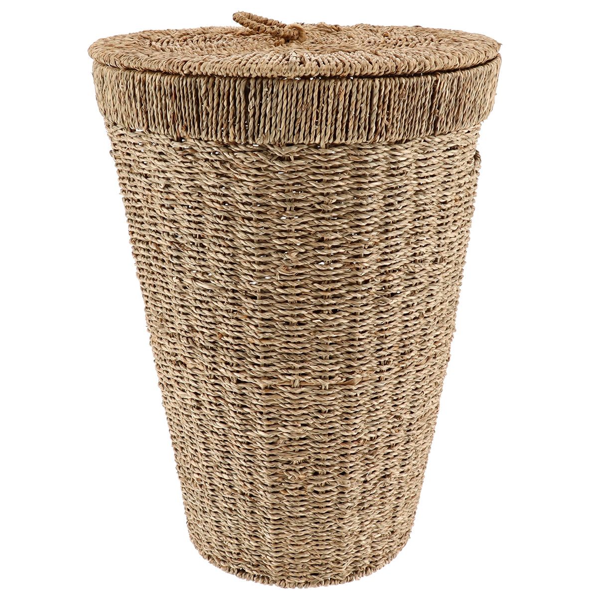 PANIÈRE À LINGE NATUREL AVEC COUVERCLE