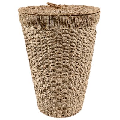 PANIÈRE À LINGE NATUREL AVEC COUVERCLE