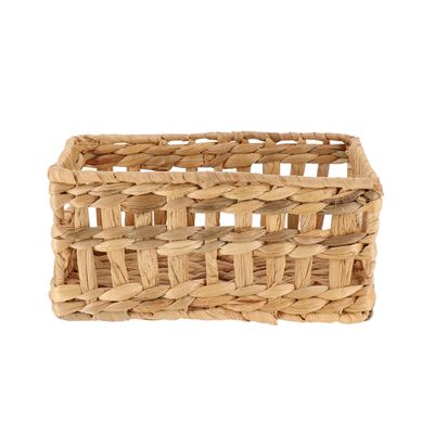 PANIER ÉVASÉ EN JACINTHE TRESSÉE T1