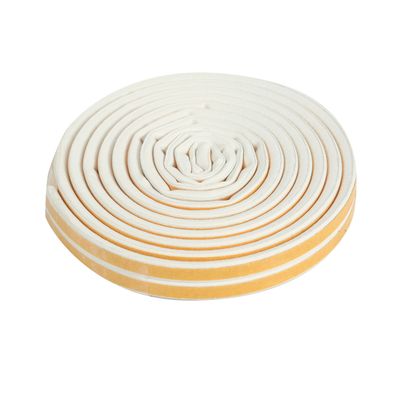 JOINT CALFEUTRAGE BLANC CAOUTCHOUC PROFIL D 5M