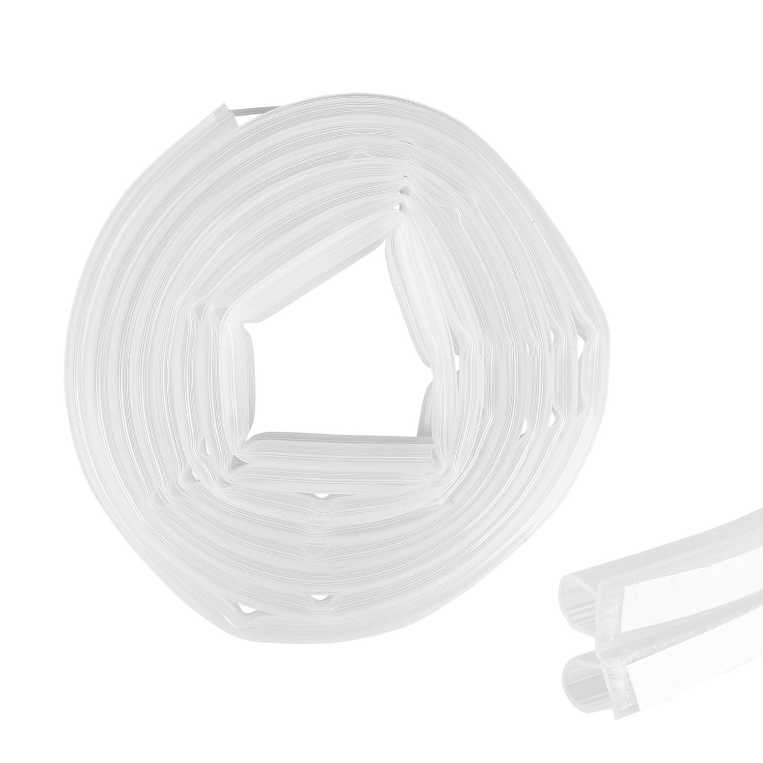 JOINT CALFEUTRAGE SILICONE TRANSP PROFIL U 5M