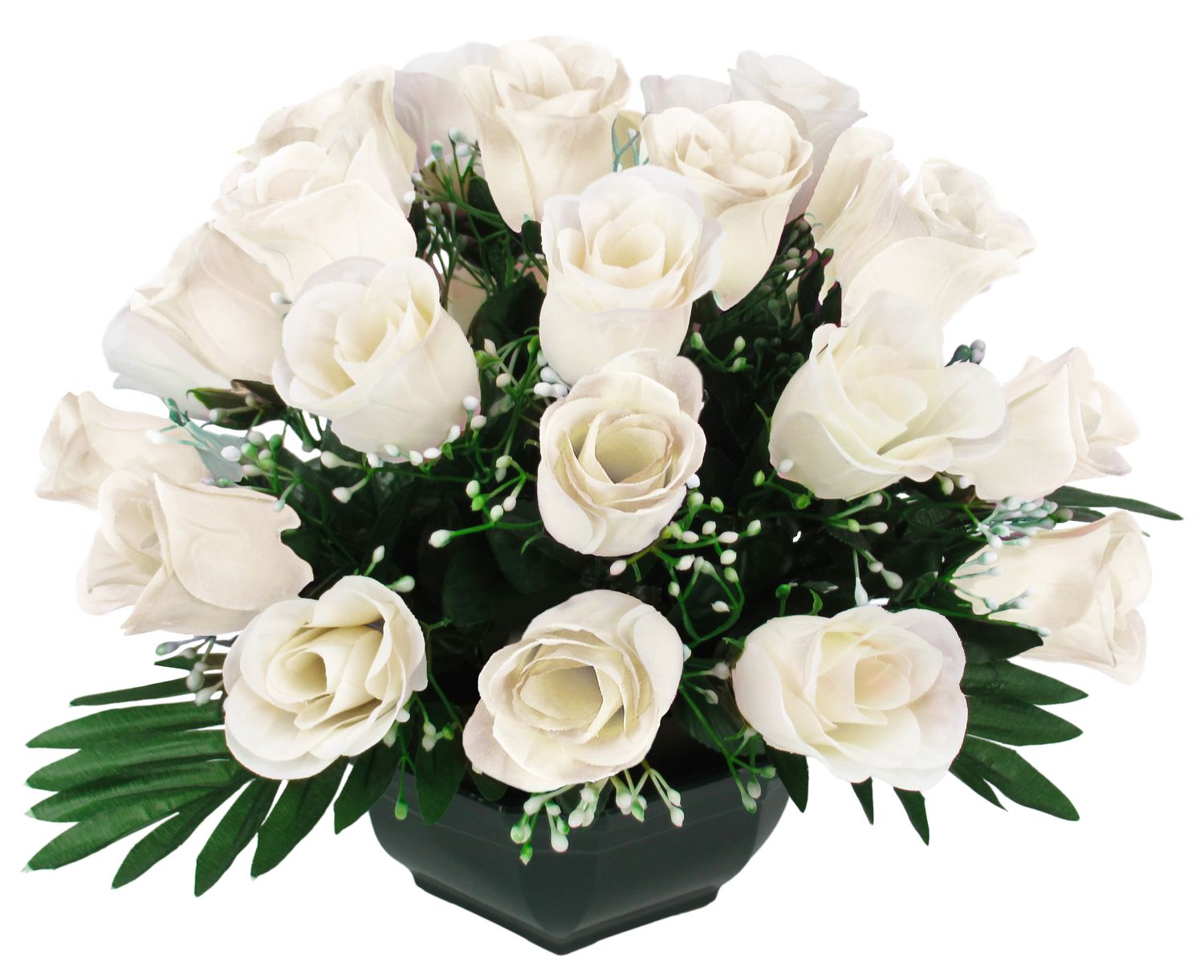 COUPE DE BOUTONS DE ROSE ET GYPSO