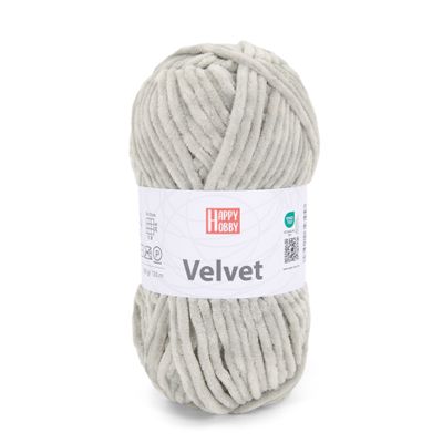 PELOTE VELVET 100G 120M GRIS