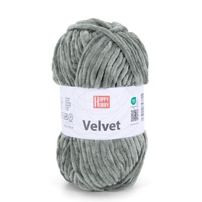 PELOTE VELVET 100G 120M GRIS F