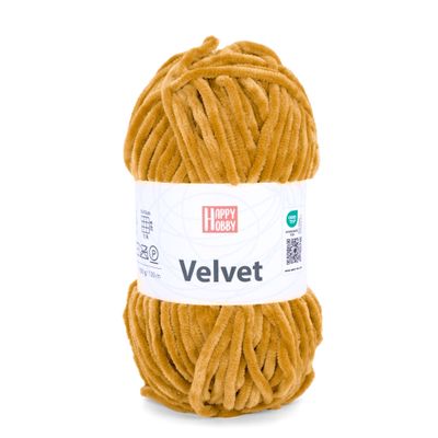 PELOTE VELVET 100G 120M MOUTARDE