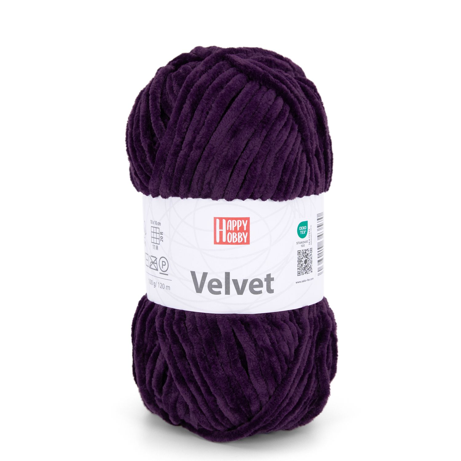 PELOTE VELVET 100G 120M VIOLET