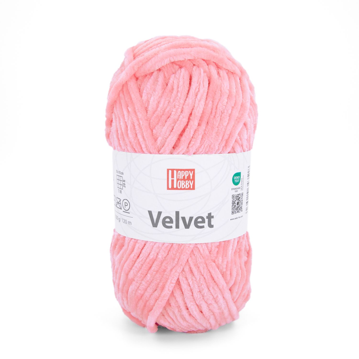 PELOTE VELVET 100G 120M ROSE