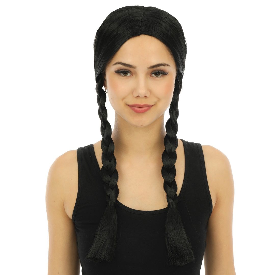 PERRUQUE TRESSES NOIRES