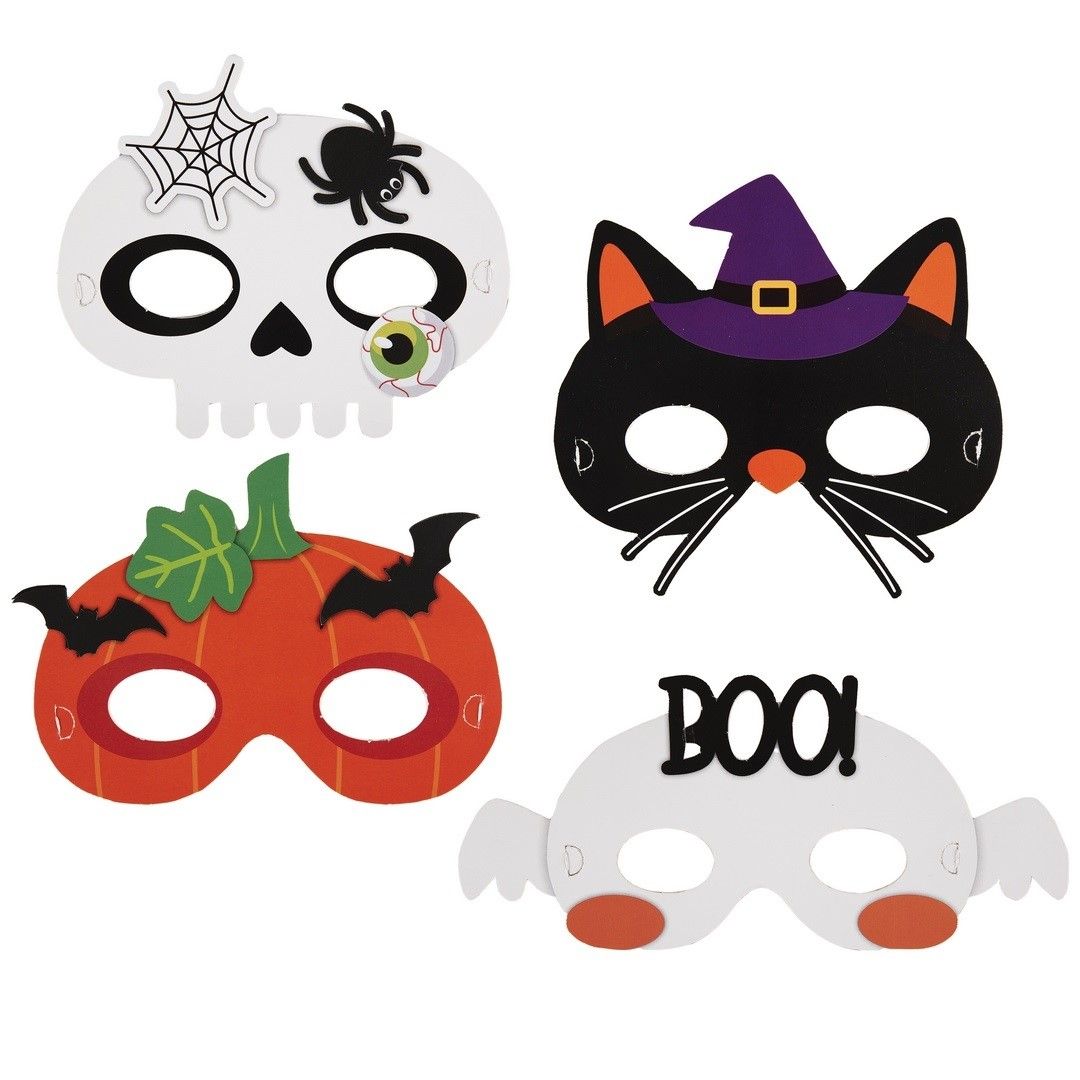 LOT DE 4 LOUP HALLOWEEN ENFANT