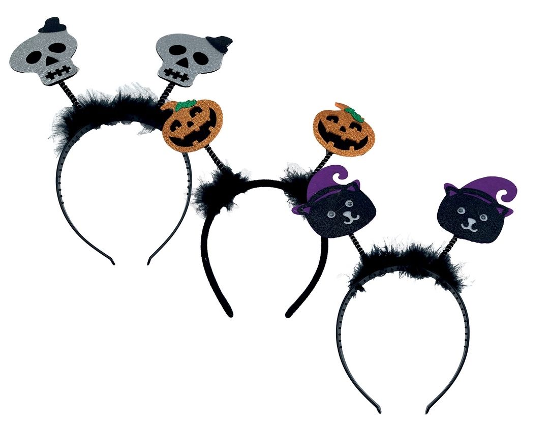 SERRE-TÊTE "HALLOWEEN" À PAILLETTES