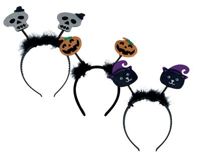 SERRE-TÊTE "HALLOWEEN" À PAILLETTES