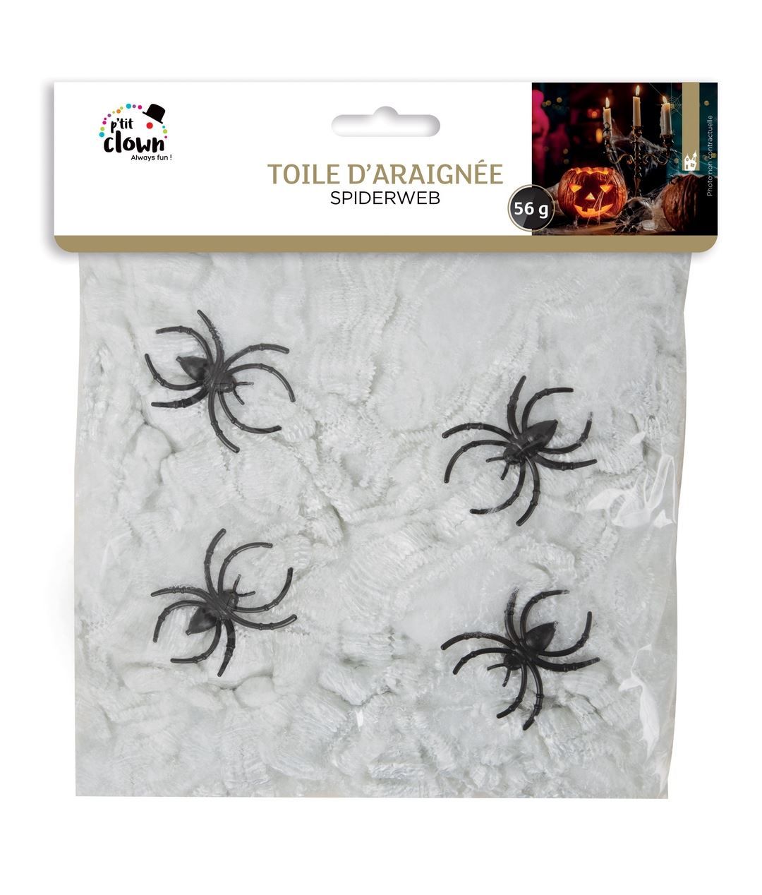 TOILE D'ARAIGNÉE BLANCHE