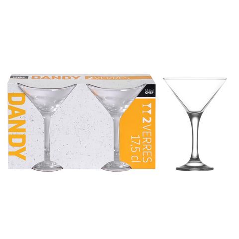 LOT DE 2 VERRE À PIED "DANDY"