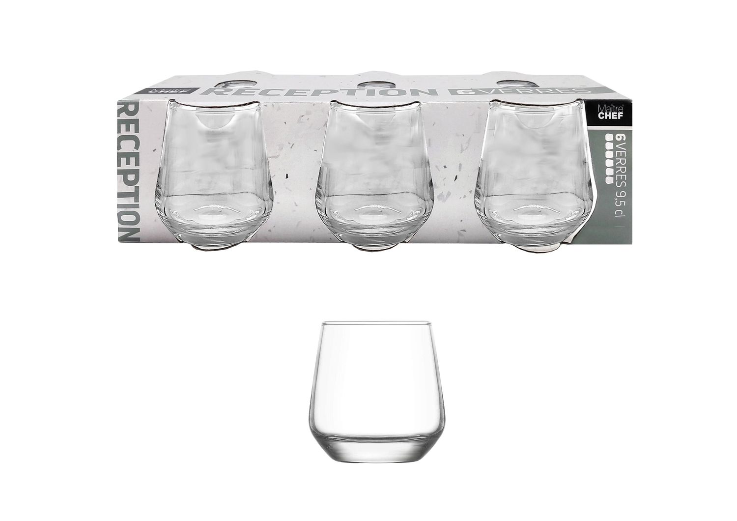 LOT DE 6 VERRINES OU LOT DE 6 SHOOTER