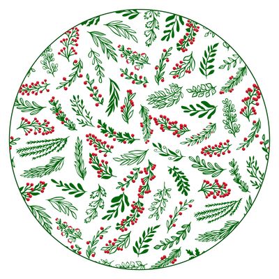 ASSIETTE PLATE "WILD BERRY"