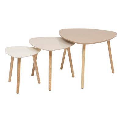 LOT DE 3 TABLES