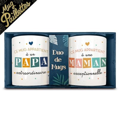 COFFRET MUG ET CHAUSSETTES OU DUO DE MUGS