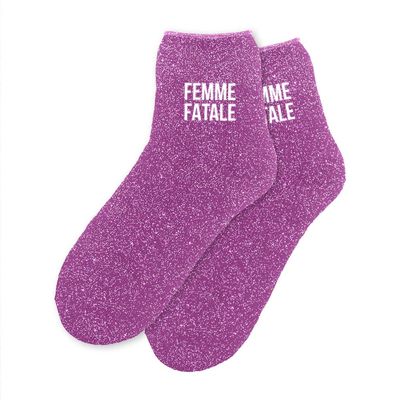 CHAUSSETTES HIVER FEMME FEMME FATALE