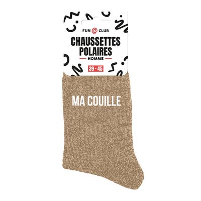 CHAUSSETTES HIVER HOMME MA COUILLE