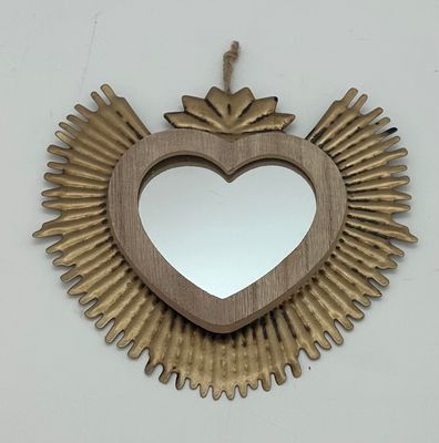 MIROIR À SUSPENDRE COEUR