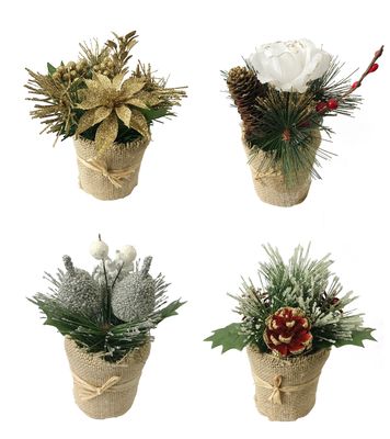 CENTRE DE TABLE EN POT