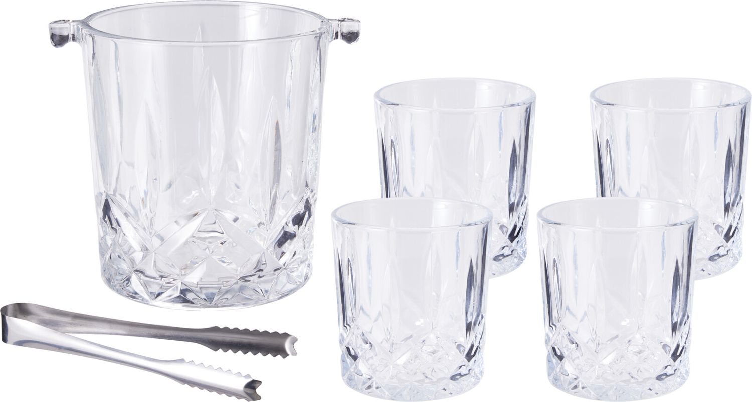 COFFRET VERRES ET SEAU À GLACE